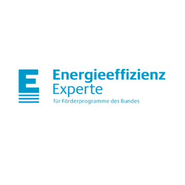 Logo Energieeffizienz-Experte – offizielles Zertifikat der dena-Expertenliste für Förderprogramme des Bundes